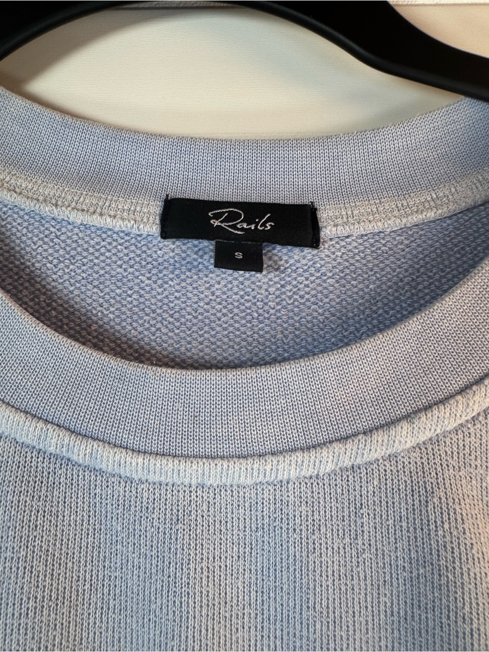 Rails Alice Zen Blue Relaxed Sweatshirt Size S - Picture 4 of 8